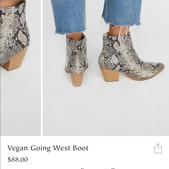 vegan going west boot